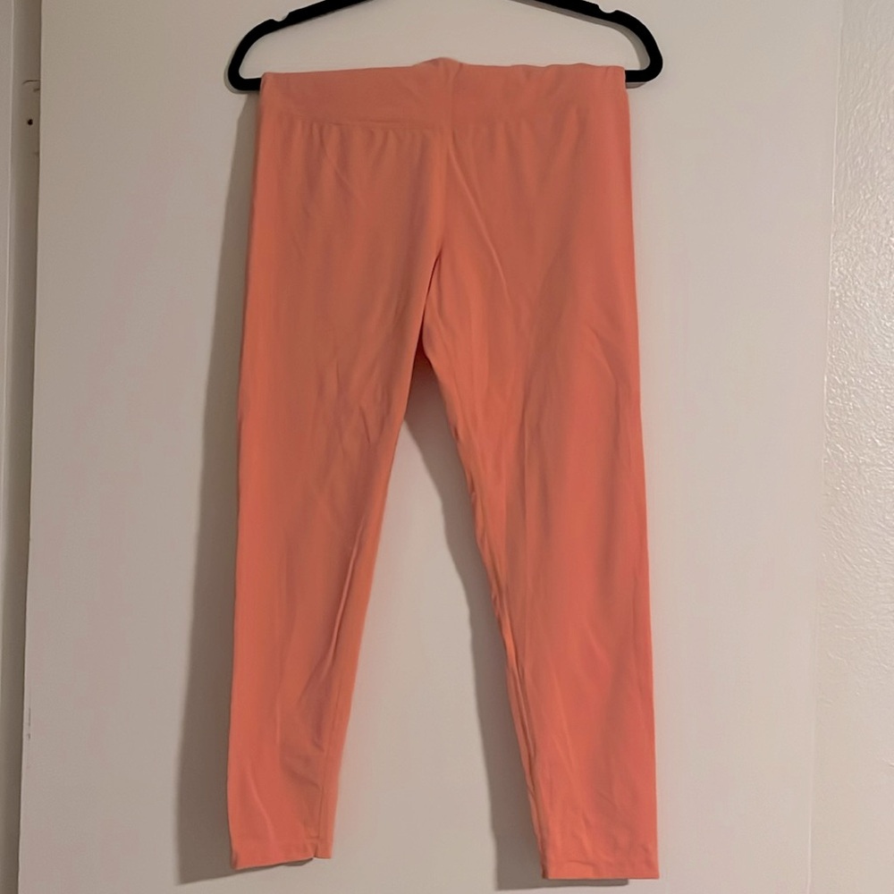Orange leggings